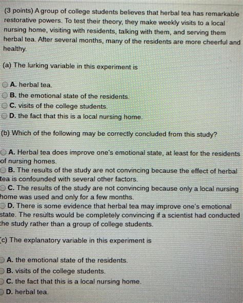 Solved 3 Points A Group Of College Students Believes That Chegg