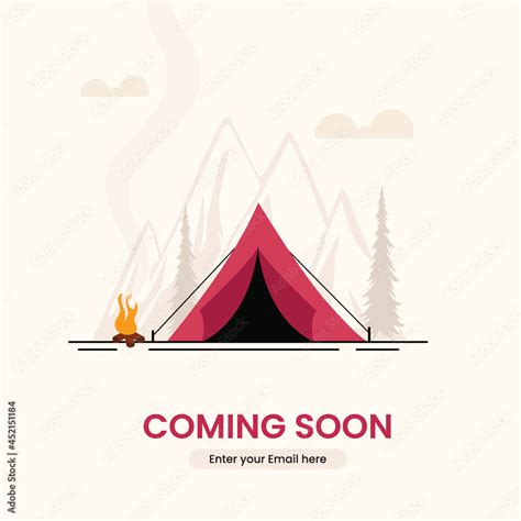 Coming soon template for website Stock Vector | Adobe Stock