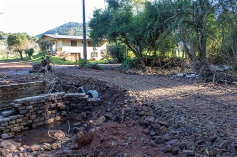 Ponte Provis Ria Foi Instalada Na Localidade De S O Jos Dos Boarettos