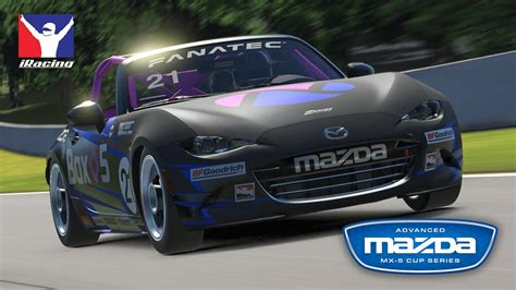 Iracing Advanced Mazda Mx Cup Series Road Atlanta P P Youtube