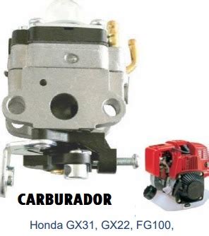 CARBURADOR Honda GX31 GX22 FG100 STOPMAQUINARIAS