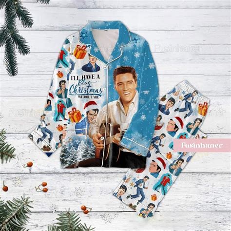 Elvis Presley Pajamas Set Elvis Presley Womens Pajamas Elvis Presley