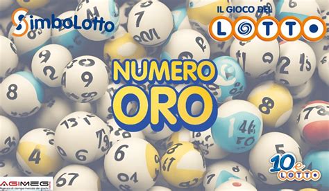 Lotto Numero Oro Simbolotto Estrazioni 31 Ottobre AGIMEG