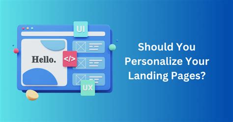 How To Create Personalized Landing Page Bennie Tay