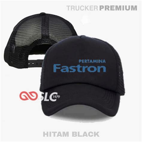 Jual Topi Jaring Trucker Pertamina Fastron Custom Nama Logo Satuan