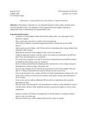 Experiment 3A Grignard Reaction 1 Pdf Katelyn Cyril CHEM 2204 TA