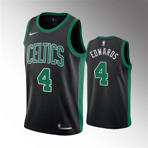 Men And Youth Boston Celtics 4 Carsen Edwards Jersey Black