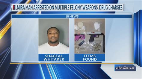 Elmira Man Arrested On Multiple Felony Weapons Drug Charges Youtube