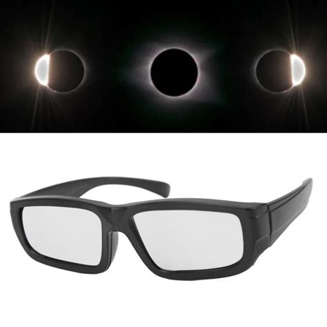 [wondering] Solar Eclipse Glasses Plastic Frame Safe Viewing Scratch