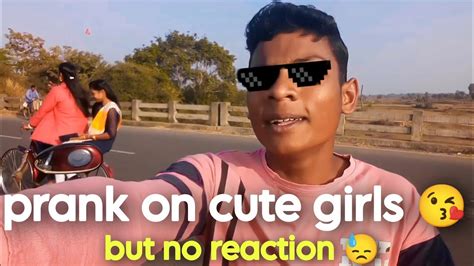 Prank On Cute Girls 😘 But No Reaction 😓 My Daly Vlog My First Vlog