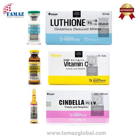 Cindella Glutathione Injections Mg Full Set