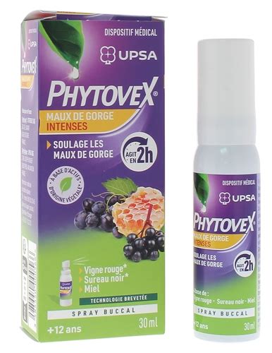 Phytovex Maux De Gorge Intenses UPSA Douleurs Gorge