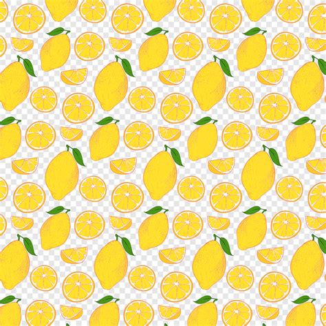 Lemons Lemon Pattern Citrus Fruits Fruits Background Wallpaper Png Pngegg