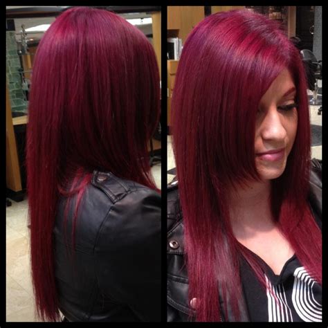 magenta color hair 3