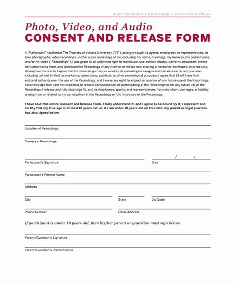 Social Media Consent Form Pdf