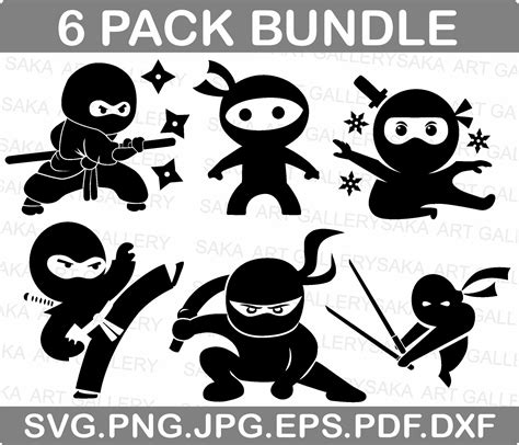 Ninja Kidz Svg Ninja Svg High Quality Layered Files Svg Files For