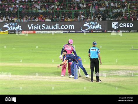 Jaipur Rajasthan India 19th Apr 2023 Players In Action During The