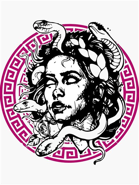 Medusa Sticker For Sale By Dali94 Redbubble