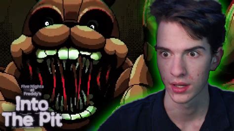 A Brand New 8 Bit Fnaf Game Five Nights At Freddys Into The Pit Trailer Youtube