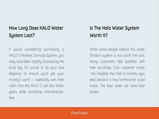 HALO Water Filtration System Review.pptx