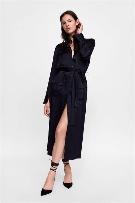 Zara Shirt Dress Best Dresses By Body Type Popsugar Fashion Photo 6