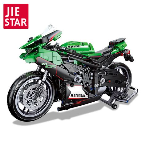 Jiestar Toys New Style Pcs Diy Construction Motorcycle Toy Model