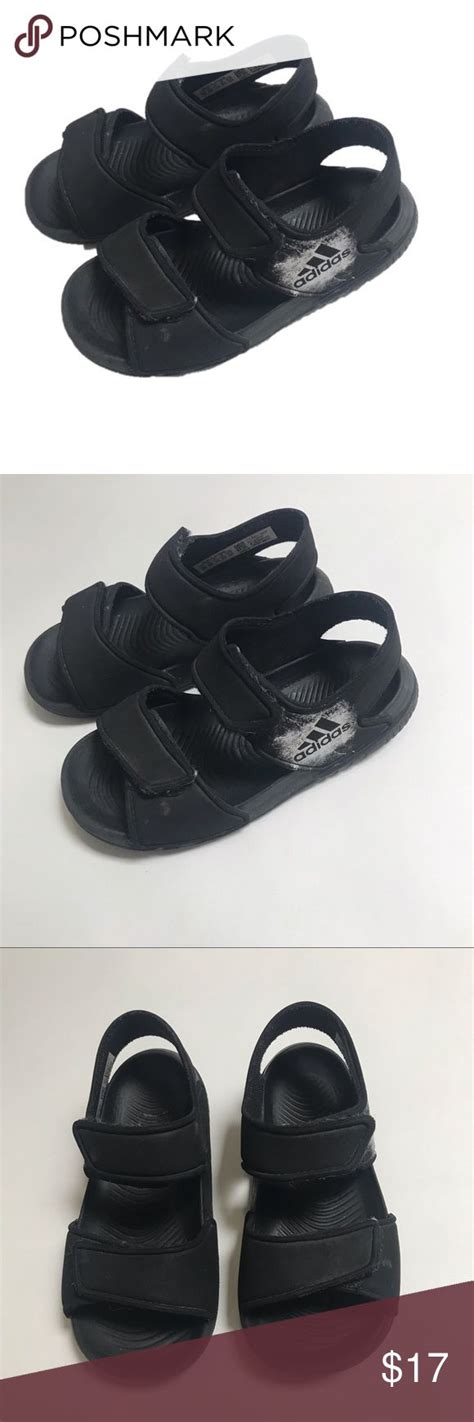 Adidas Sporty Sandals Super Lightweight Black Sporty Sandals Velcro