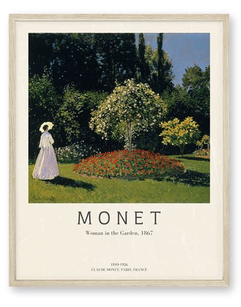 Monet - Woman in the Garden | Plakater, Malerier