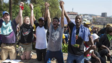 Student Protest In South Africa Over Tuition Turn Violent The Atlantic