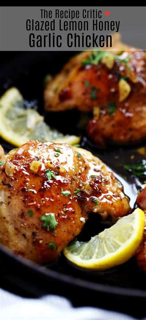 Glazed Lemon Honey Garlic Chicken The Recipe Critic