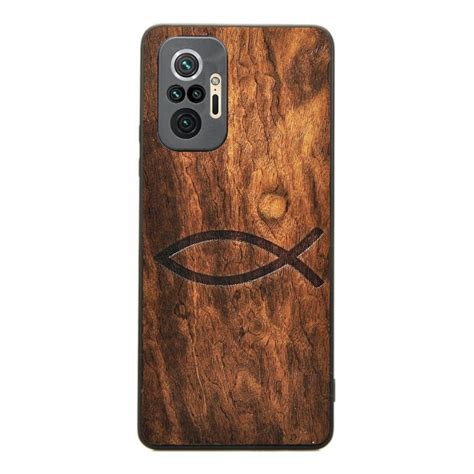 Drewniane Etui Xiaomi Redmi Note Pro Rybka Chrze Cija Ska Imbuia