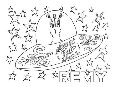 REMY! 4 Free Printable Coloring Pages — Stevie Doodles