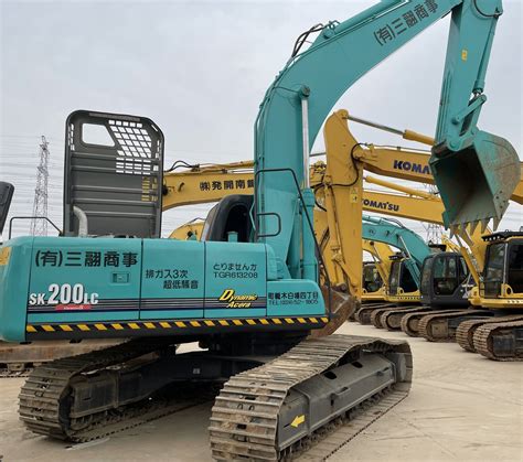 Second Original Kobelco Sk Low Price Hydraulic Excavator Good