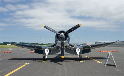 F U Corsair Wwii Aircraft Editorial Stock Image Image Of Plane