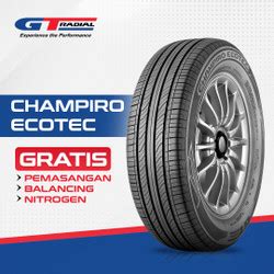 Promo Ban Gt Radial R Champiro Ecotec Cicil X Jakarta