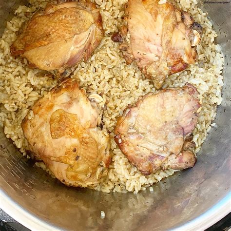 {VIDEO} Slow CookerInstant Pot Chicken & Rice (7) - Fit Slow Cooker Queen