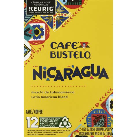 Save On Cafe Bustelo Nicaragua Latin American Blend Coffee K Cups Order