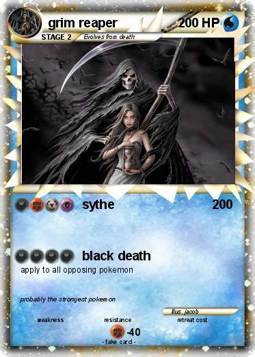 Pokémon grim reaper 368 368 sythe My Pokemon Card