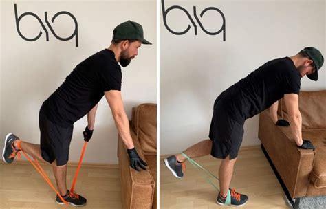 Hamstring Curl With Resistance Bands - BiqBandTraning