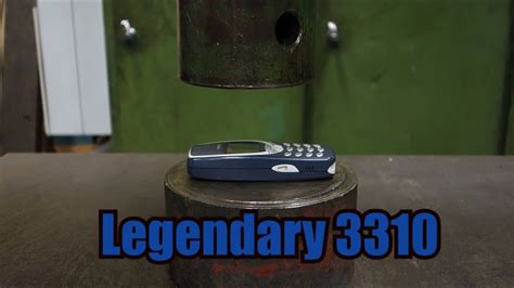 The Indestructible Nokia 3310 Vs The Unstoppable Hydraulic Press