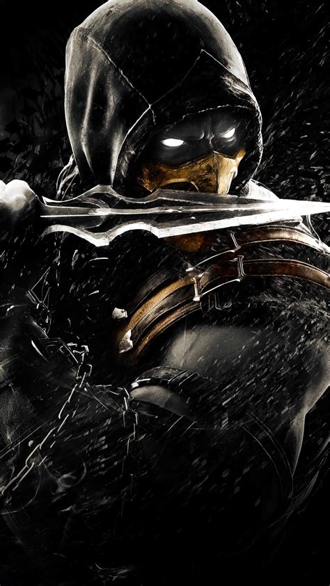 Scorpion Mortal Kombat X 4K #5130a Wallpaper PC Desktop