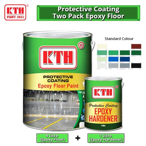 Kth Two Pack Epoxy Floor Finishing Protective Coating L Epoxy Floor