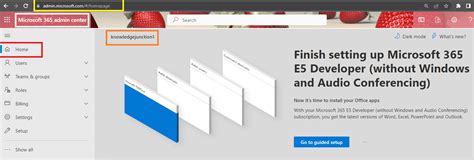 Microsoft 365 Navigating To Microsoft 365 Admin Center Microsoft 365