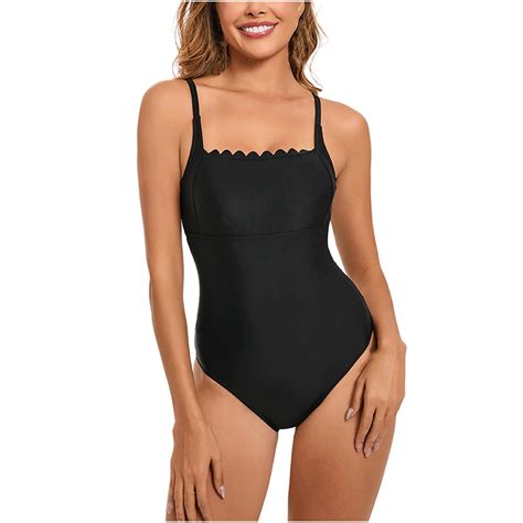 BeAi Plus Size Swimsuit For Women Black Halter Bikini Sets For Women