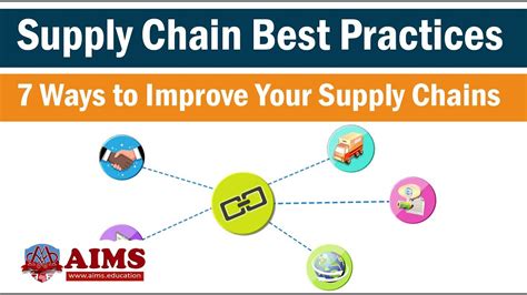 Supply Chain Management Best Practices 7 Ways To Improve Supply