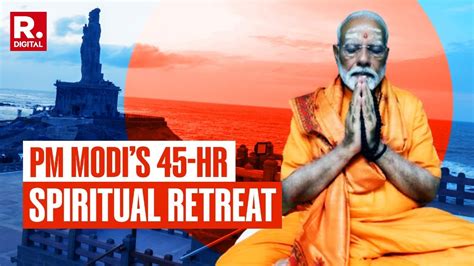 PM Modi Begins 45 Hour Long Meditation At Vivekananda Rock Memorial In