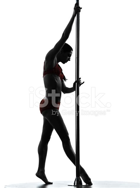 Foto De Stock Silueta De Mujer Pole Dancer Libre De Derechos Freeimages