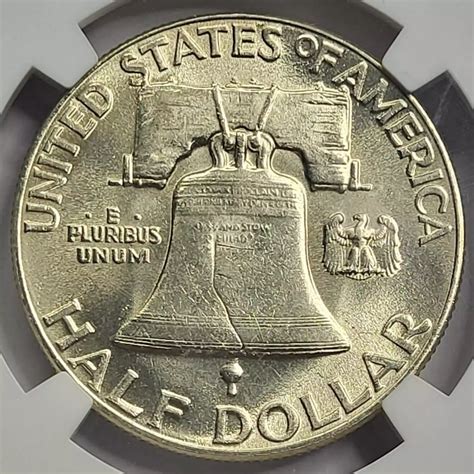 Ngc Ms Fbl Franklin Half Dollar Old Pueblo Coin