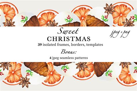 Sweet Christmas Frames, Borders Graphic by Navenzeles · Creative Fabrica