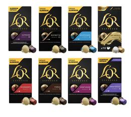 L Or Espresso Pack découverte capsules compatibles Nespresso x80